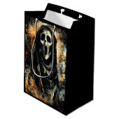 Horror Halloween Scream Spooky Seizoen Medium Cadeauzakje (Achterkant Gekanteld)