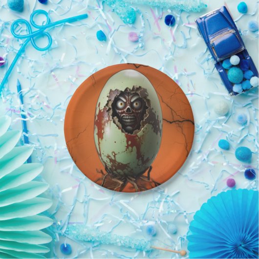 Horror Hatching Papieren Bordje (Feest)