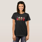 Horror Herfst Coffee Pumpkin Spice Latte Iced herf T-shirt (Voorkant volledig)