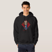 Horror Honkbalspeler Hoodie (Voorkant volledig)