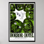 HORROR HOTEL POSTER (Voorkant)