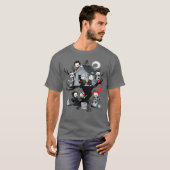 Horror House funny T-shirt (Voorkant volledig)