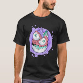 Horror Ice Cream Pastel Gothic Esthetische Zachte  T-shirt (Voorkant)