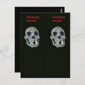 Horror in Bladwijzer Briefkaart (Voorkant / Achterkant)