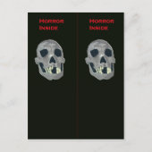 Horror in Bladwijzer Briefkaart (Voorkant)