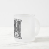 Horror is mijn middelste naam Frosted Glass Coffee Matglas Koffiemok (Voorkant rechts)