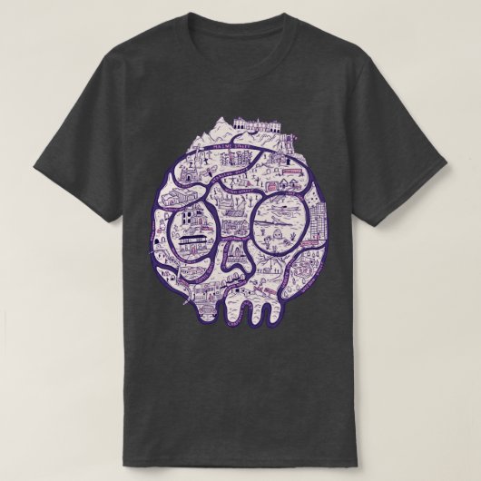 Horror-kaart T-shirt (Design voorkant)