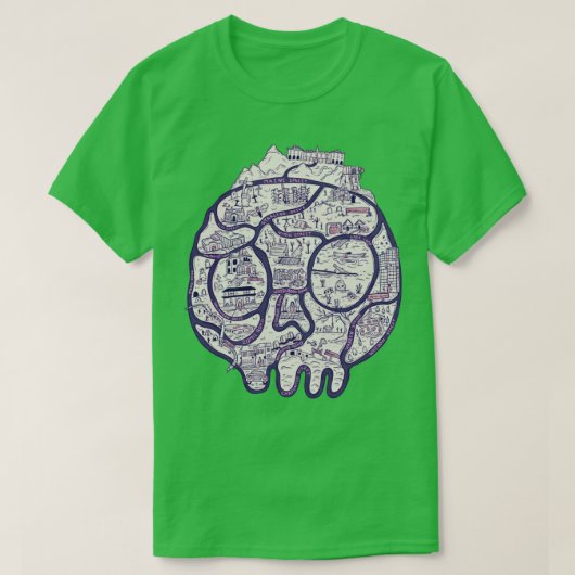 Horror-kaart T-shirt (Design voorkant)