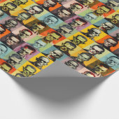 Horror Kaleidoscoop Portretten Verpakking Papier (Hoek)