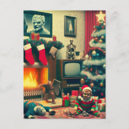 Horror Kerstmis Briefkaart