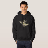 Horror Kunst - Rockabilly Wolf - Psychobilly Punk  Hoodie (Voorkant volledig)