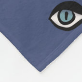 Horror Leaf Creepy Botanical Art Fleece Deken (Hoek)