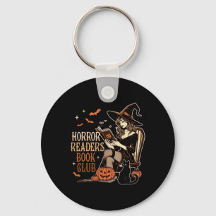 Horror lezen Spooky Vibes Bookish Horror Lezers Sleutelhanger