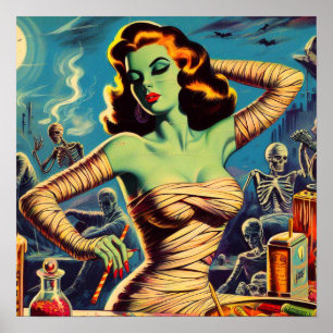 horror mama meisje poster