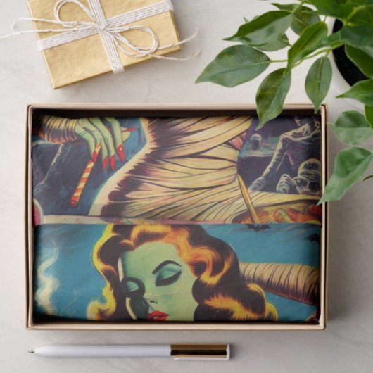  horror mama meisje tissuepapier (Geschenk)