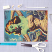  horror mama meisje tissuepapier (Craft)