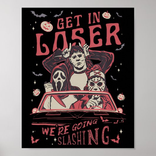 Horror Mannen krijgen in verliezer gingen slingere Poster (Voorkant)