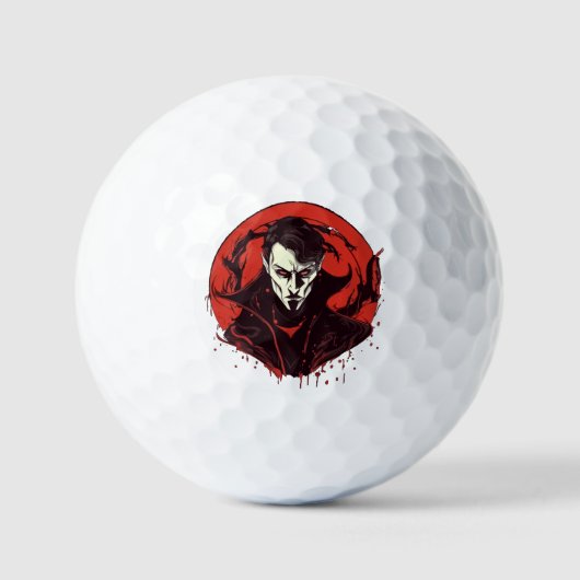 Horror met rode ogen golfballen (Voorkant)
