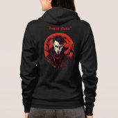 Horror met rode ogen hoodie (Achterkant)