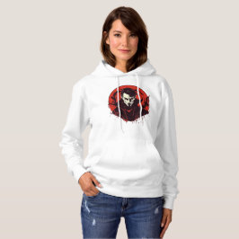 Horror met rode ogen hoodie