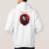 Horror met rode ogen hoodie (Achterkant)
