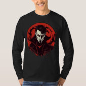 Horror met rode ogen t-shirt (Voorkant)