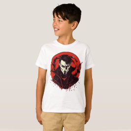 Horror met rode ogen t-shirt