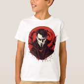 Horror met rode ogen t-shirt (Voorkant)