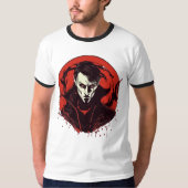Horror met rode ogen t-shirt (Voorkant)