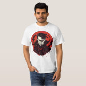 Horror met rode ogen t-shirt (Voorkant volledig)