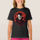 Horror met rode ogen t-shirt (Voorkant)