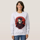 Horror met rode ogen trui (Voorkant volledig)