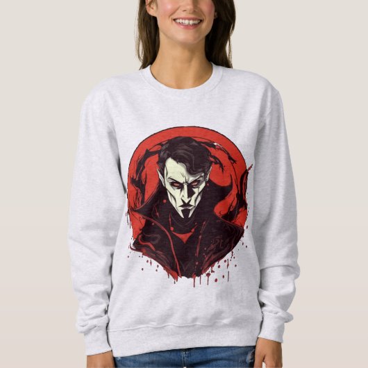 Horror met rode ogen trui (Voorkant)