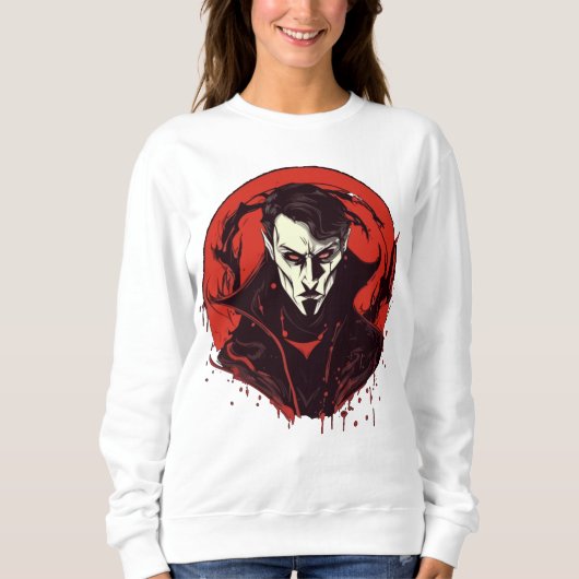 Horror met rode ogen trui (Voorkant)