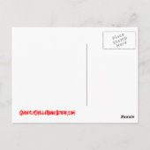 Horror Monster 1 Briefkaart (Achterkant)