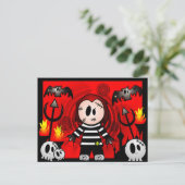 Horror Monster 5 Briefkaart (Staand voorkant)