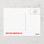 Horror Monster 5 Briefkaart (Achterkant)