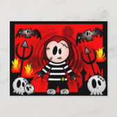 Horror Monster 5 Briefkaart (Voorkant)