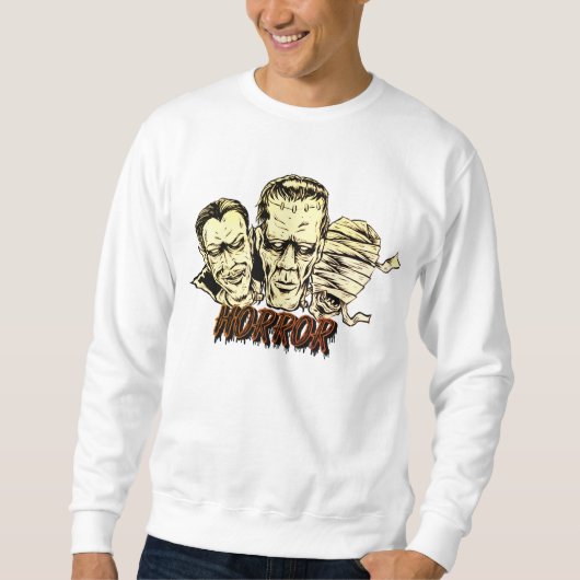 Horror Monsters Halloween Sweatshirt (Voorkant)