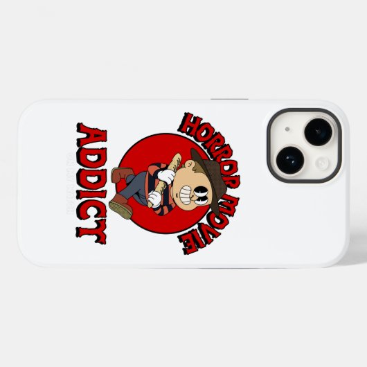 Horror Movie Addict Case-Mate iPhone Case (Achterkant (horizontaal))