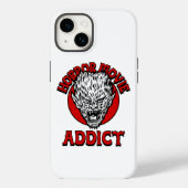 Horror Movie Addict Case-Mate iPhone Case (Achterkant)