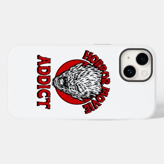 Horror Movie Addict Case-Mate iPhone Case (Achterkant (horizontaal))