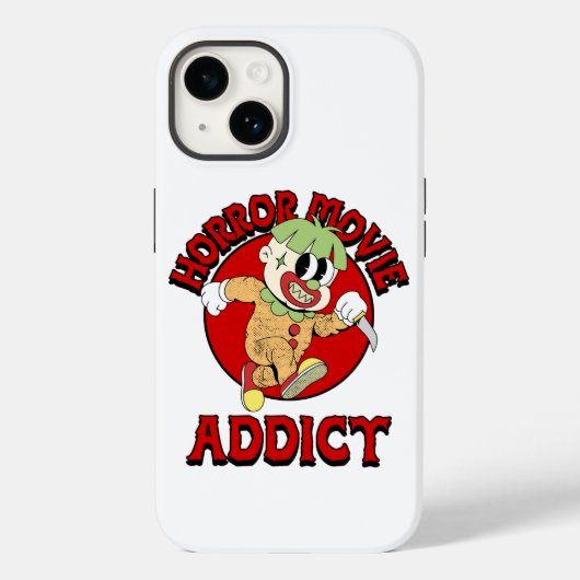 Horror Movie Addict Case-Mate iPhone Case (Achterkant)