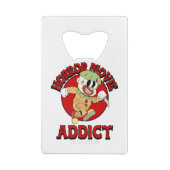 Horror Movie Addict Creditkaart Flessenopener (Achterkant)