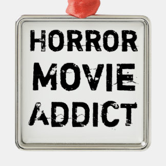 Horror Movie Addict kerstversiering Metalen Ornament