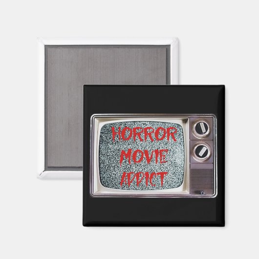 Horror Movie Addict Magneet (Voorkant / Achterkant)