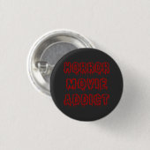 Horror Movie Addict Ronde Button 3,2 Cm (Voorkant /achterkant)