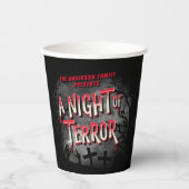  Horror Movie Adult Persoonlijke Halloween Papieren Bekers (Voorkant)