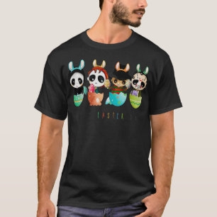 Horror Movie Chibi happy Pasen praten over T-shirt