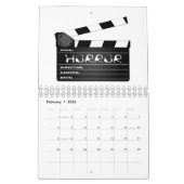 Horror Movie Clapperboard Kalender (Feb 2026)